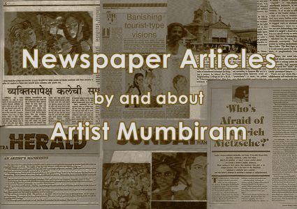 Newspaper Articles by and about Mumbiram